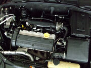 MG 7 black 2008 engine