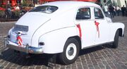 GAZ-M-20 Pobeda in Warszawa ceremonial events (rear view)