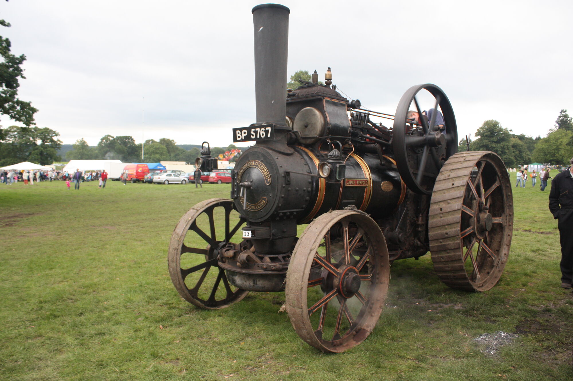 Image Fowler traction engine sn 9924 James Penfold reg BP5767 at