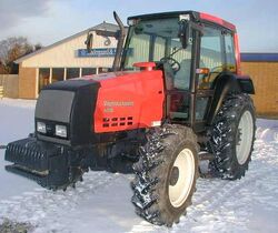 Valtra Valmet 6350 HiTech MFWD (red) - 2000