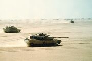 Abrams in formation