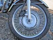 W800 disk brake