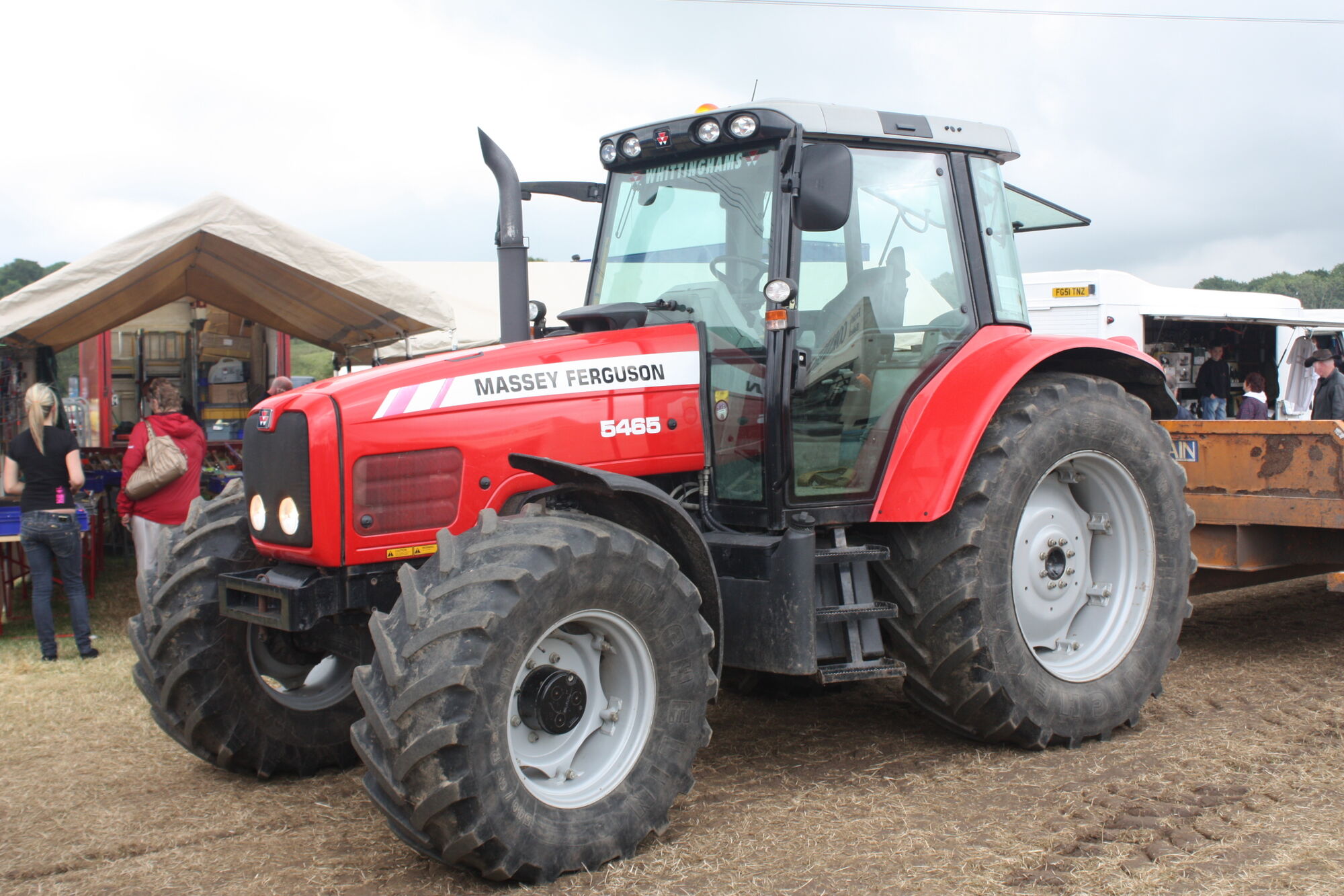 Image MF 5465 4wd at Scorton 09 IMG 4971.jpg Tractor