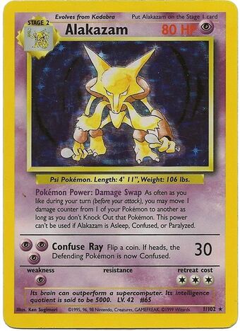List Of Cards In The Base Set Pokémon Tcg Trading Card
