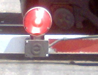 Crossing gate arm light alone