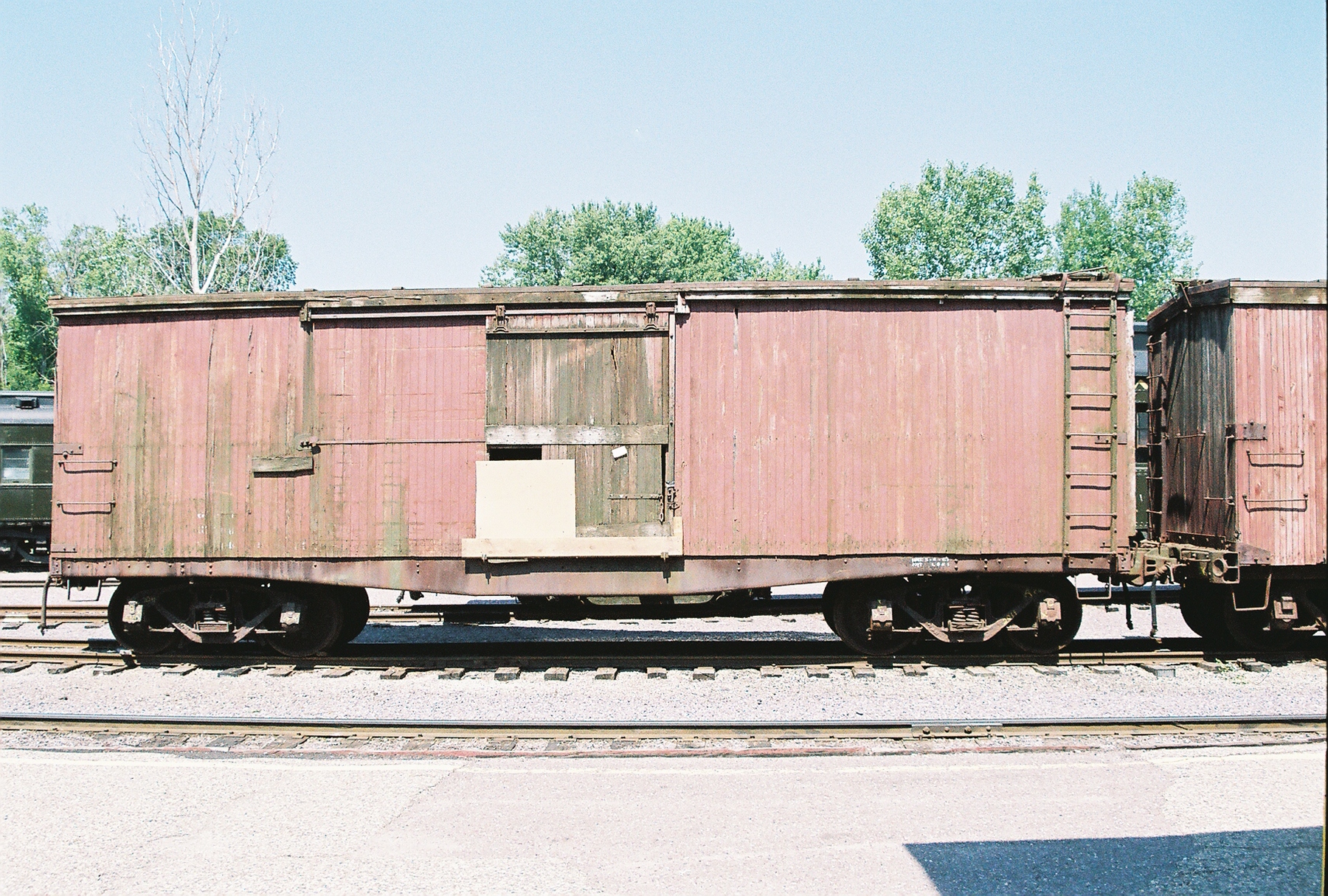 wooden railway freight cars