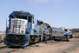 EMD SD70ACe Test Train