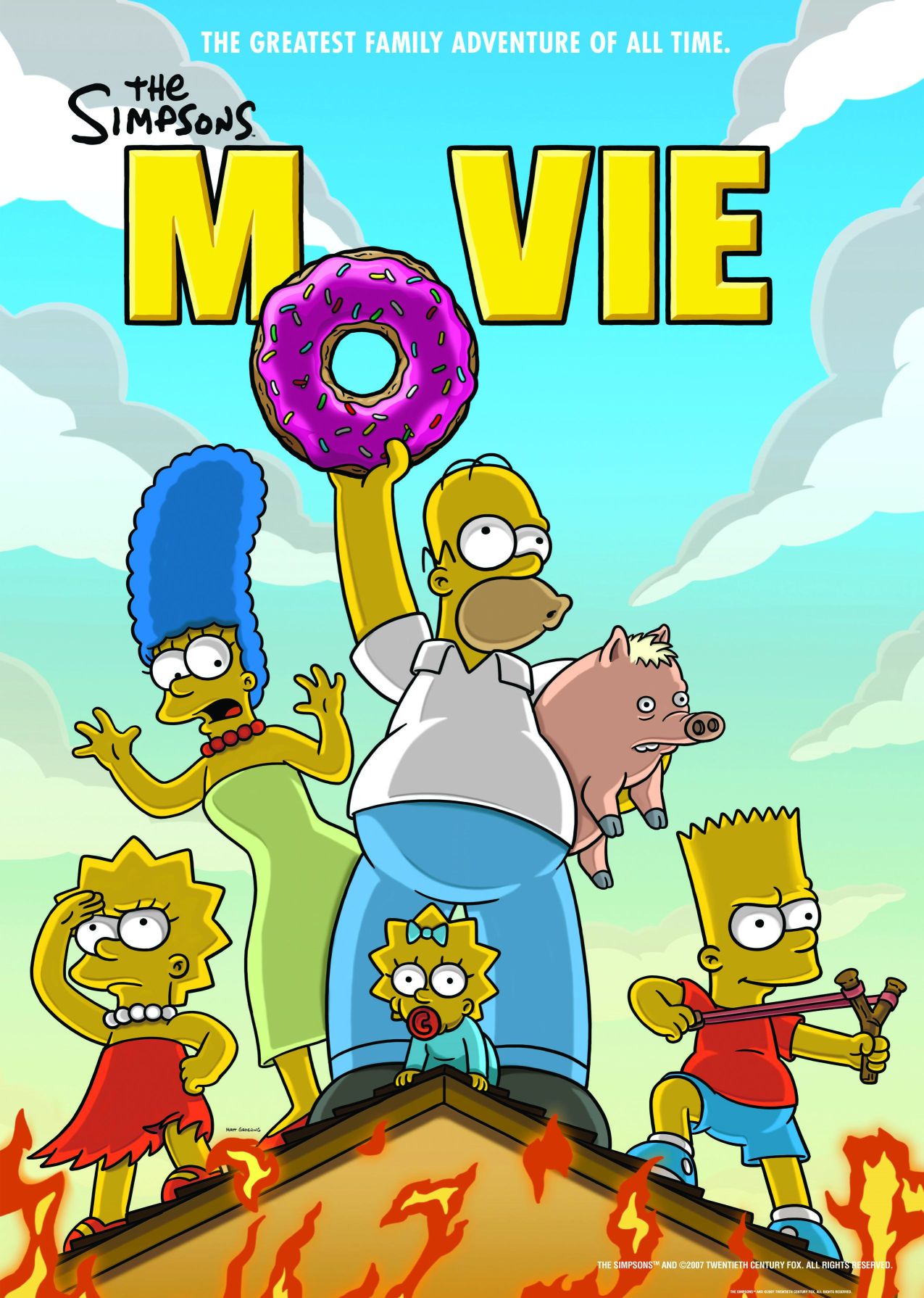the simpsons movie teaser poster