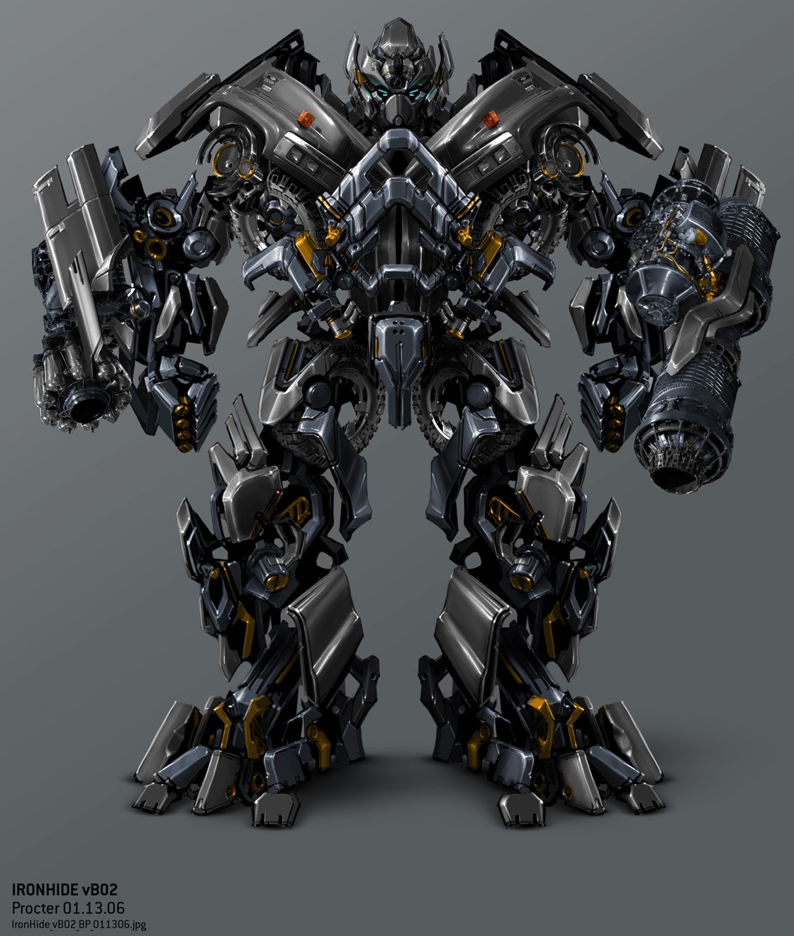 Image - Ironhide Concept Art.jpg Transformers live 