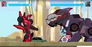 Robots in Disguise Brasil Sideswipe vs Underbite