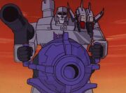 Fire on the Mountain Megatron and His Weapon