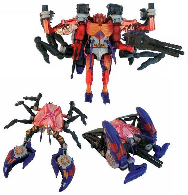 crab transformer toy