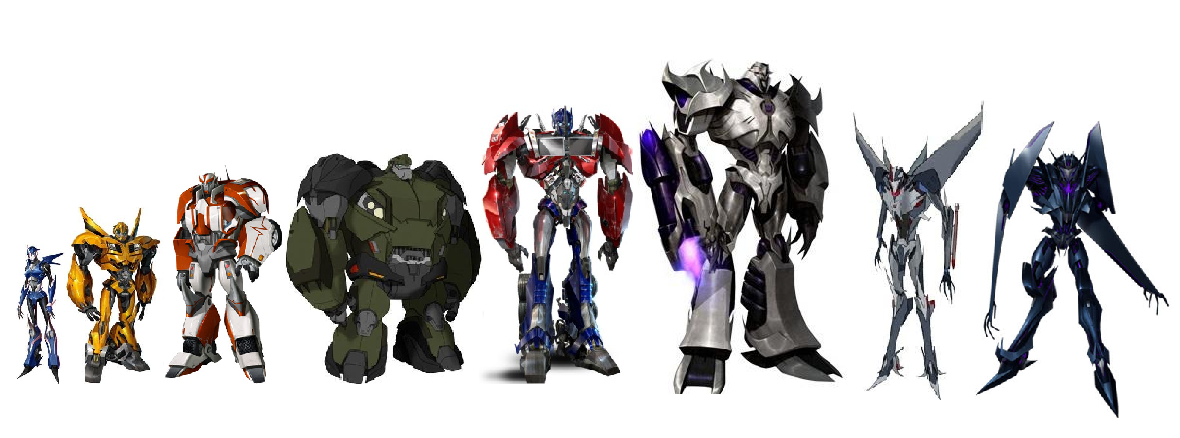 all types of transformers robots