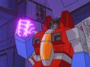 Divide and Conquer Starscreams Glowing Fist