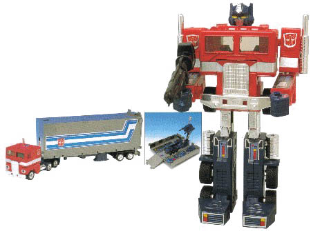 optimus prime toy 1990