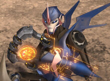 Arcee and Polarity Gauntlet