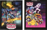 SDCC Angry Birds Transformers Posters
