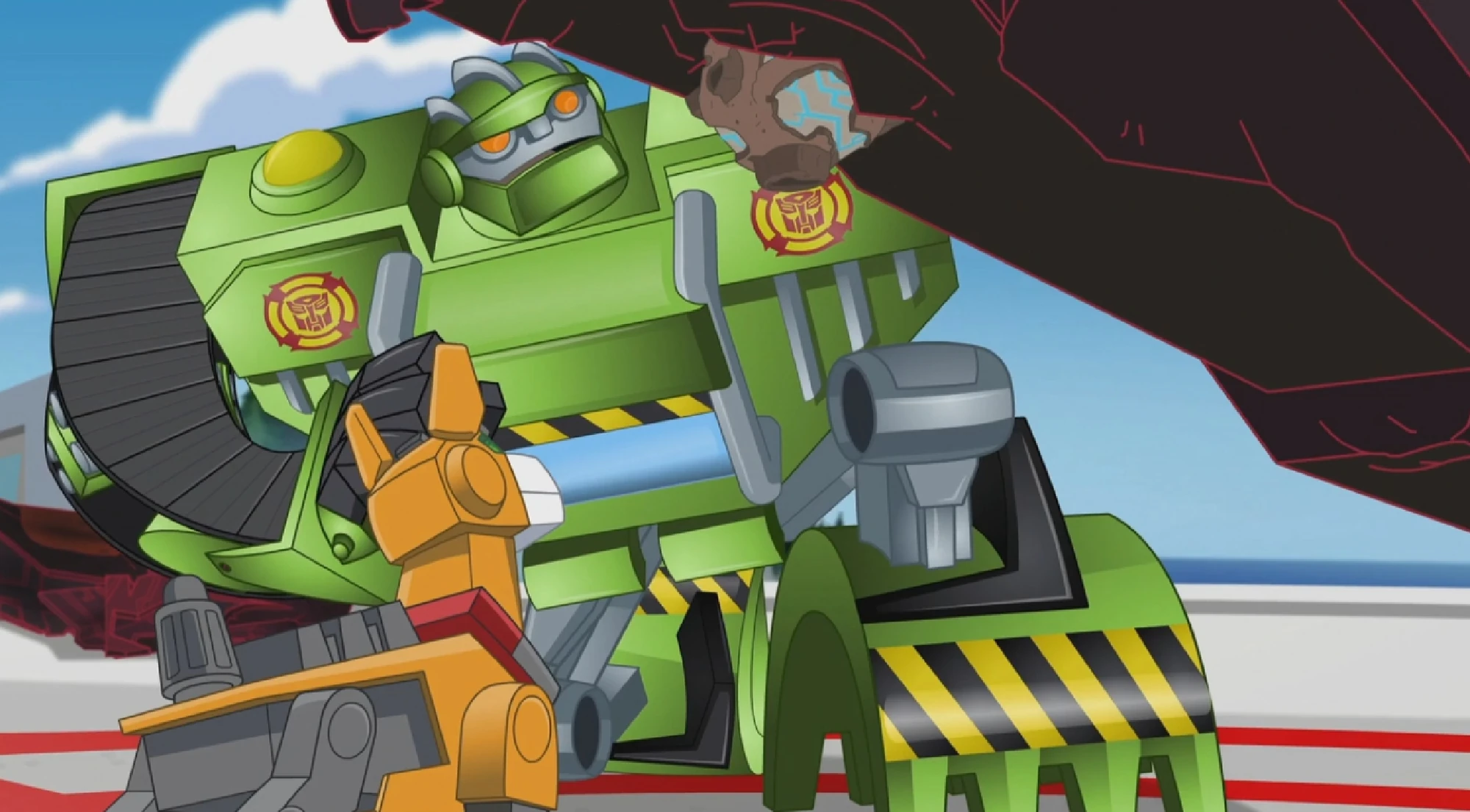 Изображение Uninvited Guest Boulder and Servo Find Energon Eater Egg.jpg Transformers вики