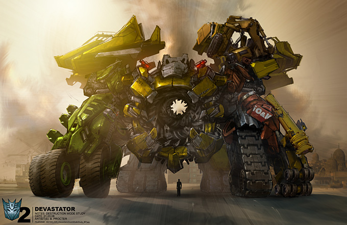 devastator transform