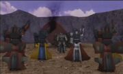 Battle for the Future Megatron Commands Dirdge Ramjet and Two Thrusts