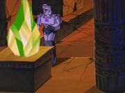 Fire on the Mountain Megatron with the Power Crystal