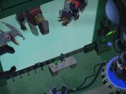 Transformers Animated Megatron Instructs Dinobots