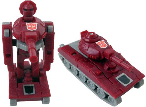 red tank transformer