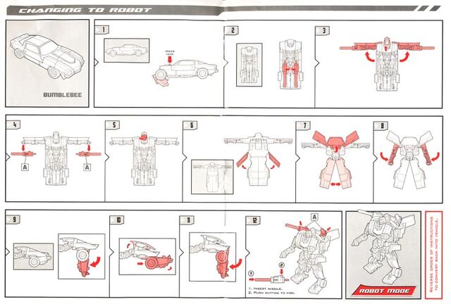 bumblebee transformer instructions 2018