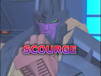 transformers animated scourge