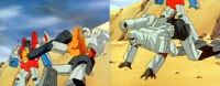 SOSDinobots Megatron falls