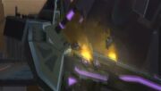 Cybertron Adventures Autobot Mission 6 Fallen Decepticon Cruiser