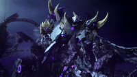 Unicron in Megatron's body (TFP)