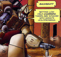 SpotlightHotRod Backbeat robot