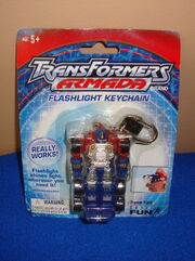 Basic Fun Armada Optimus Prime Flashlight Keychain