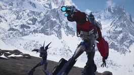 Arcee and Prime blasters