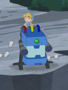 Cody with the Paint cannon