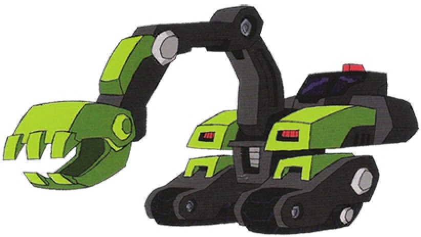 transformers animated scrapper toy
