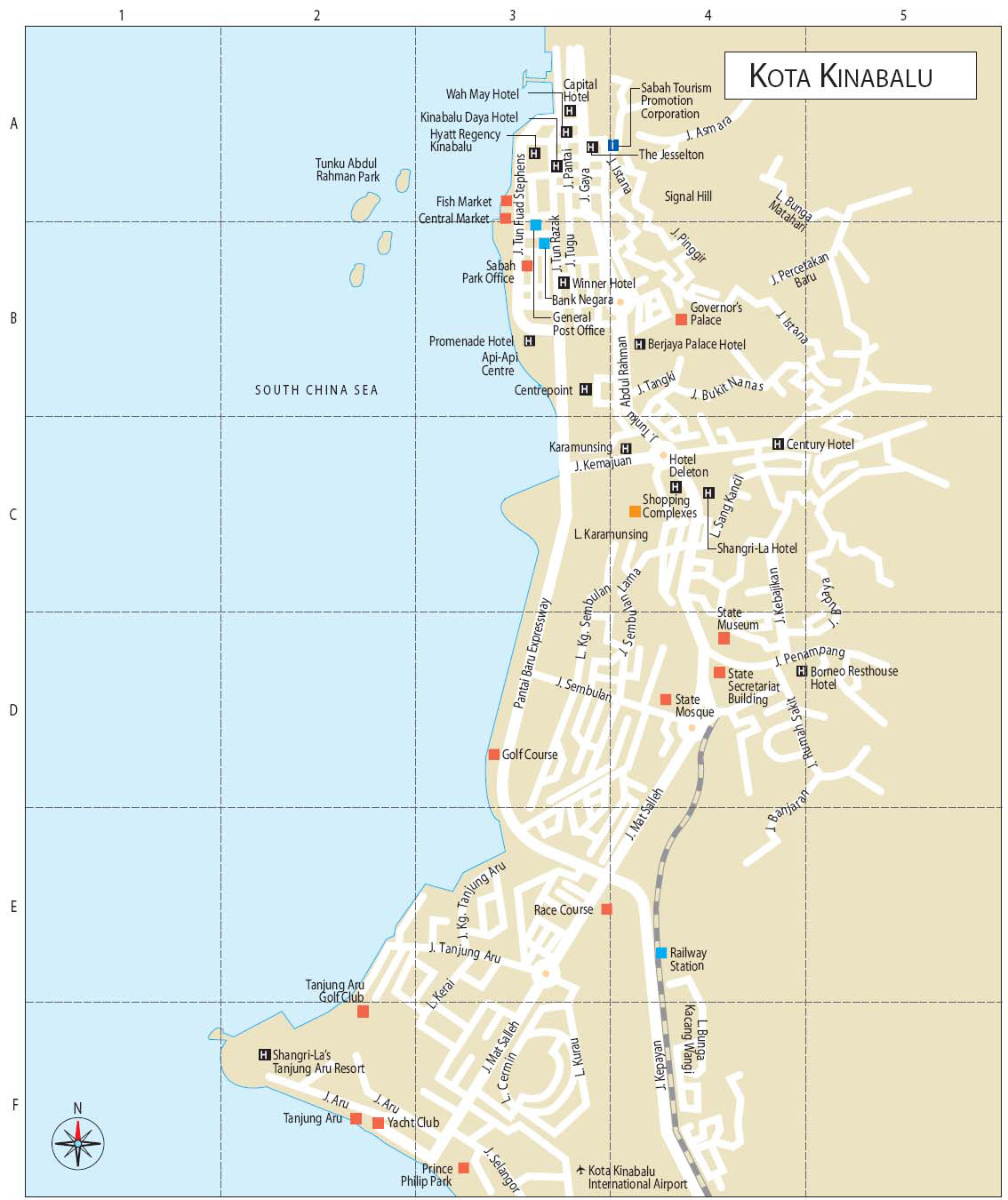 Image Map Kota Kinabalu Bigjpg Travel Wiki Fandom Powered By