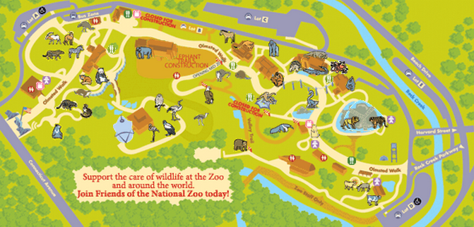 washington dc zoo map Smithsonian National Zoo Travel Wiki Fandom washington dc zoo map