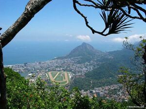 Rio de Janeiro from Corcovado mountain