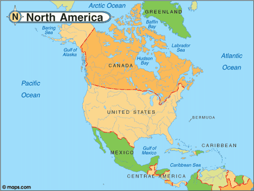 Maps North America