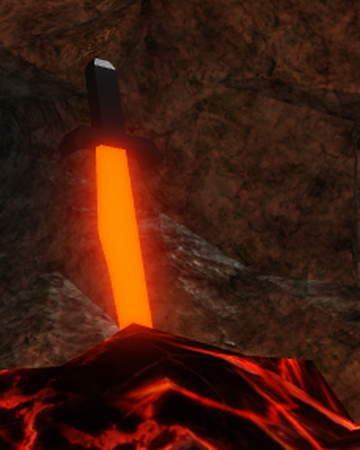 Lava Blade Treasure Quest Roblox Wiki Fandom - roblox treasure quest where's the grass sword