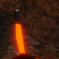 Lava Blade Treasure Quest Roblox Wiki Fandom - where is the hidden lava blade in treasure quest roblox 2020