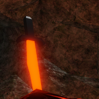 Lava Blade Treasure Quest Roblox Wiki Fandom - res the lava blade in roblox treasure quest