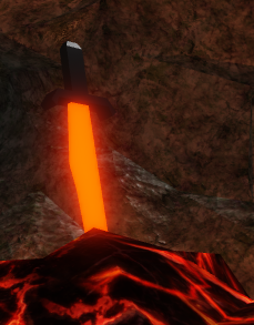 Lava Sword In Roblox Treasure Quest
