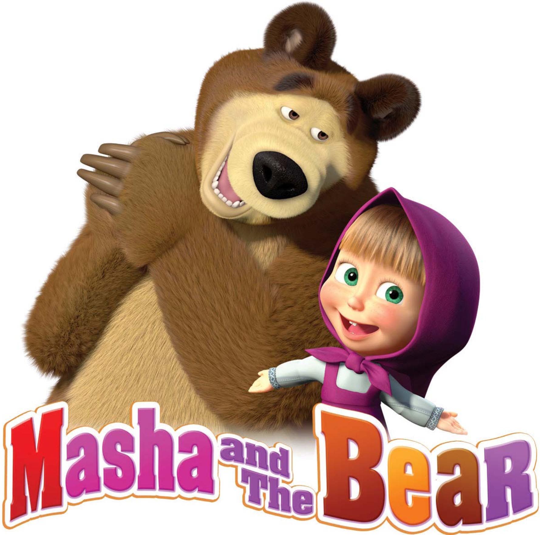 masha and the bear stuffed toy