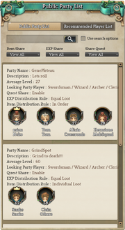 ToS PartySearch