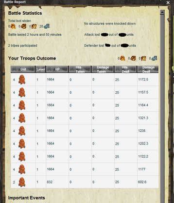 Example battle