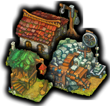 the tribez and castlez forest kingdom elven warehouse