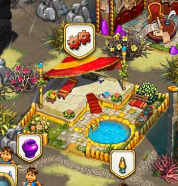i started a new tribez game how do i link that to my facebook account